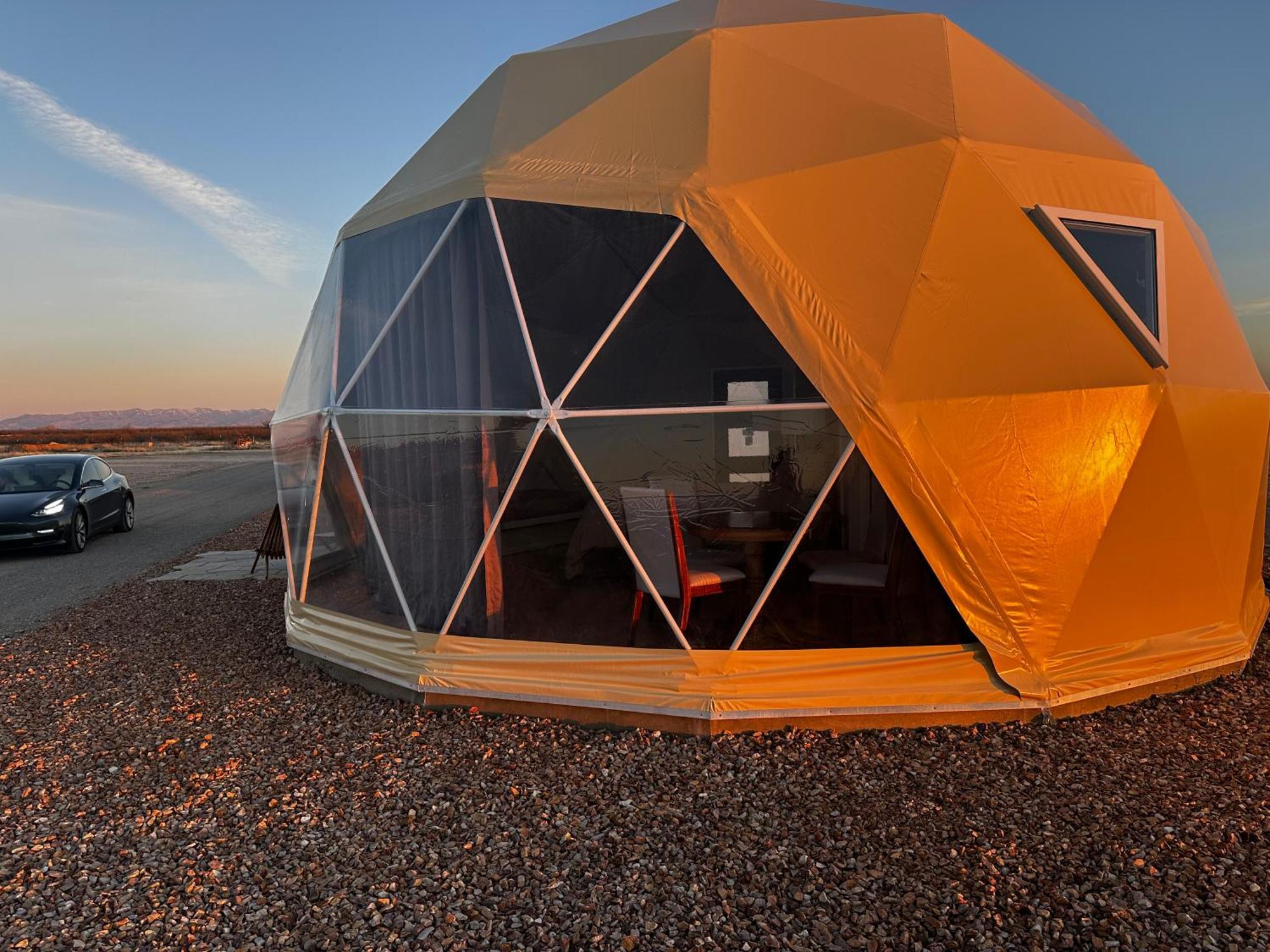 Villa Nude Glamping Dome à Willcox Extérieur photo