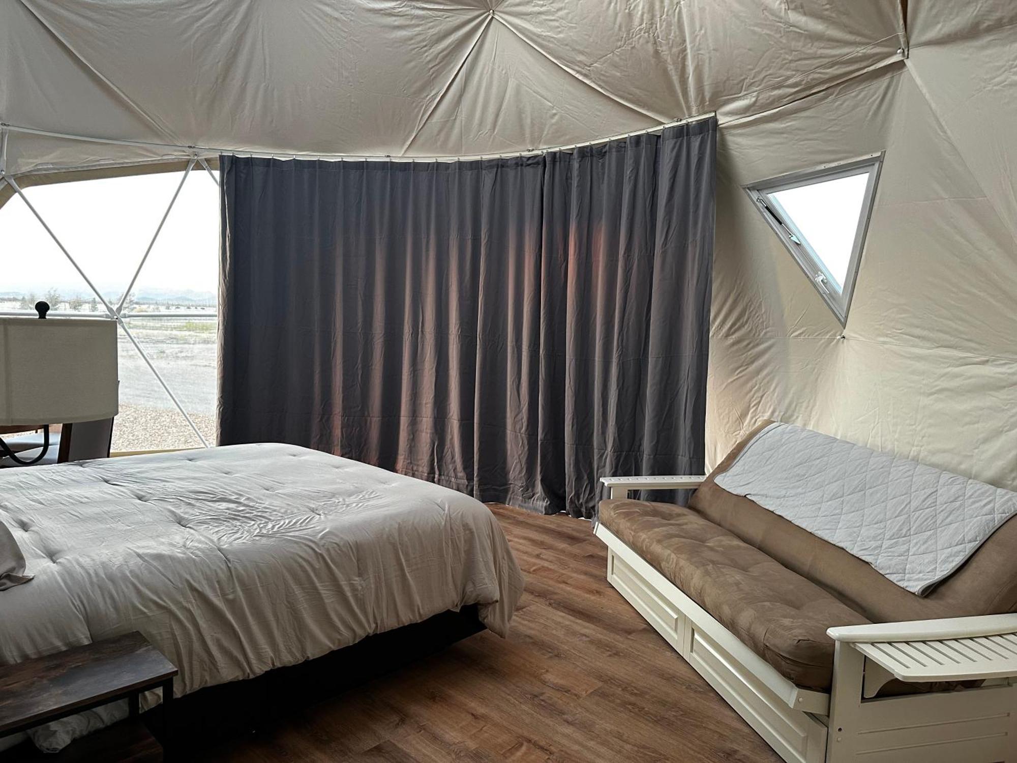 Villa Nude Glamping Dome à Willcox Extérieur photo