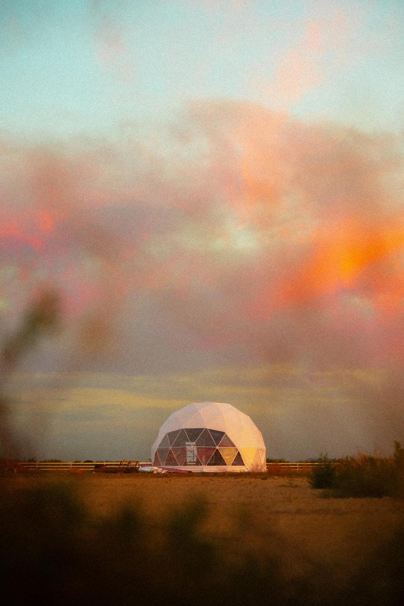 Villa Nude Glamping Dome à Willcox Extérieur photo